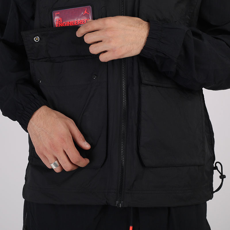 мужская черная куртка Jordan 23 Engineered Full-Zip Jacket CK8935-010 - цена, описание, фото 2